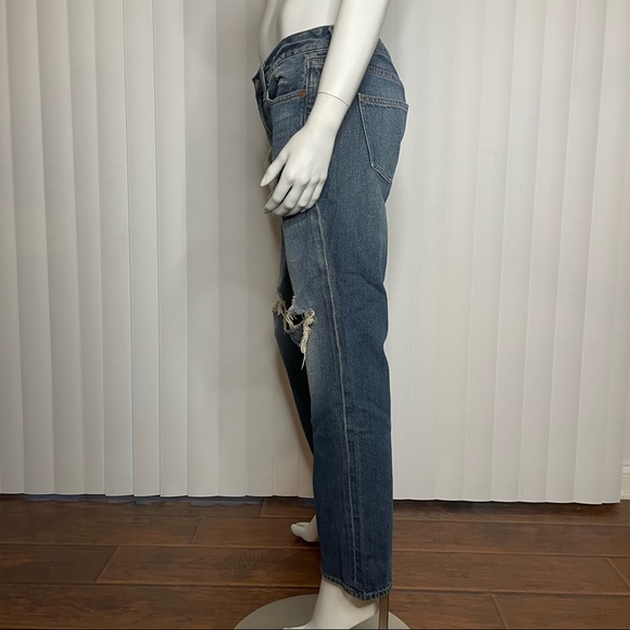 Madewell Boyjean Torn Jeans - Picture 6 of 11